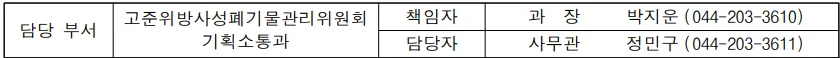 고준위폐기물 부지 선정, 여야 협력으로 본격 추진