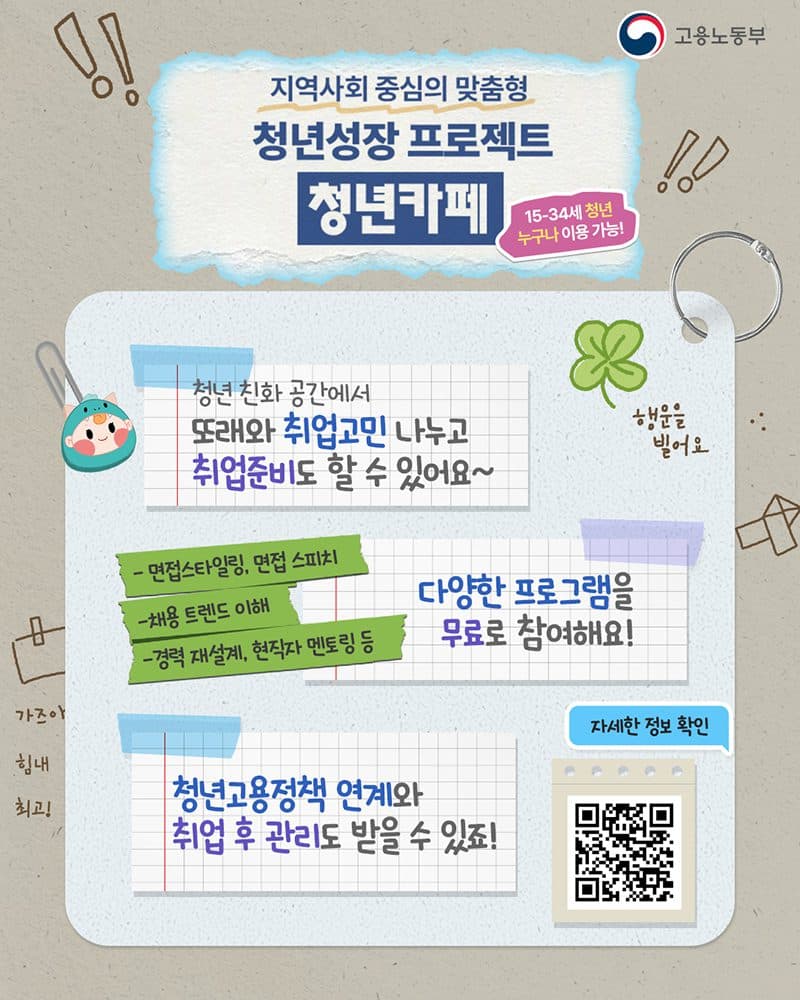 15세부터 34세 청년, 면접 준비부터 취업 후 관리까지 모두 무료로 받는다