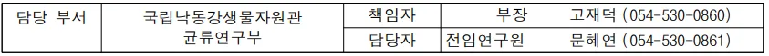 담수 물곰팡이 78종 확인 신종·미기록종 다수 발견