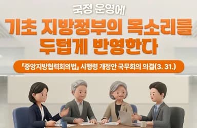 중앙지방협력회의 기초단체장 참여 확대