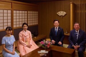 이재명 대통령, 김혜경 여사와 함께 일본 총리 부부와 친교 행사… 한일 관계 개선 노력 시사