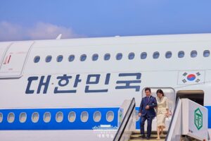 이재명 대통령, 김혜경 여사, 하네다 공항 도착… 이시바 시게루 총리와의 정상회담 시작 임박