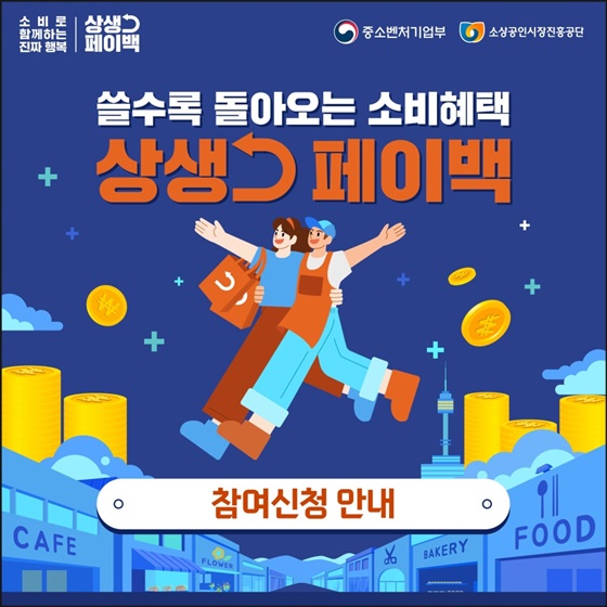 ‘쓸수록 돌아오는’ 소비 촉진 정책, ‘상생 페이백’ 9월15일 시작… 최대 2천만 원 획득 기회