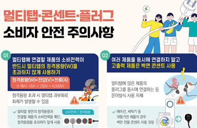 멀티탭·콘센트·플러그, 안전하게 사용하고 화재 위험 줄이는 방법