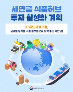 새만금 식품허브, K-푸드 수출 전진기지로 나선다! 3,000억 투자로 해외 시장 공략