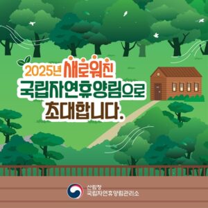 휴양림 시설 전면 개선! 더 쾌적해진 국립자연휴양림에서 힐링을 누려보세요