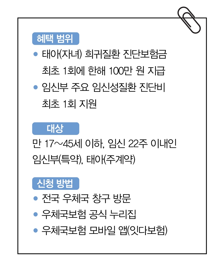 임신부라면 놓치지 마라! 정부가 보험료 전액 지원하는 '대한민국 엄마보험'으로 최대 100만원 받는다