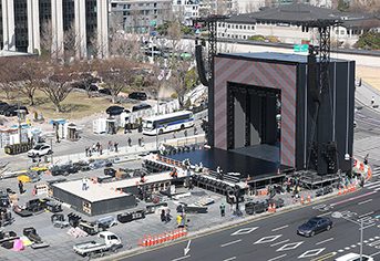 방탄소년단 광화문 공연 위해 대규모 안전 작전 펼친다